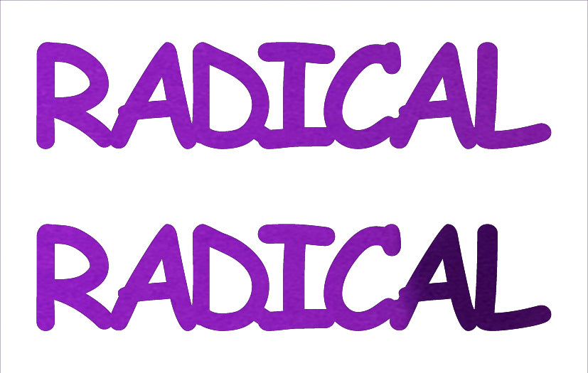 Custom-Buzz Word - RADICAL Purple