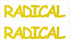 Custom-Buzz Word - RADICAL Yellow Paper