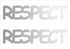 Custom-Buzz Word - RESPECT Silver