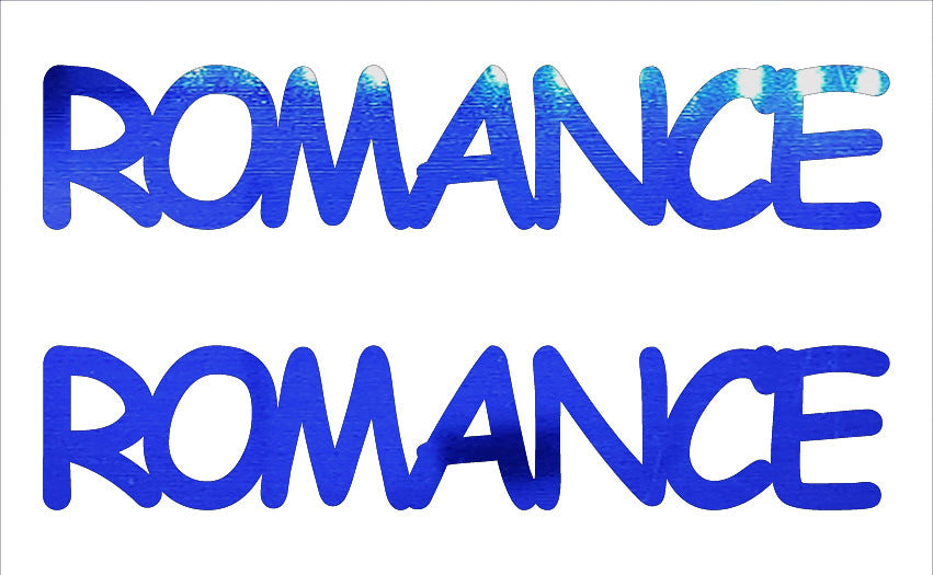 Custom-Buzz Word - ROMANCE Blue Royal