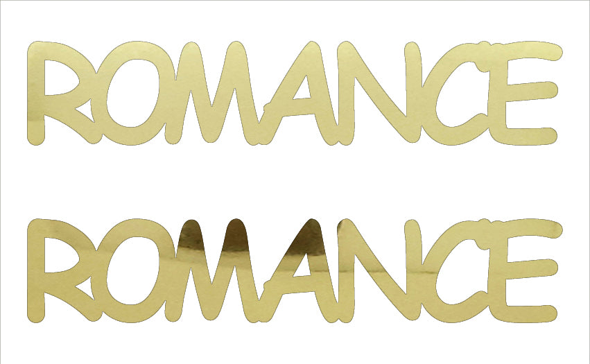 Custom-Buzz Word - ROMANCE Gold