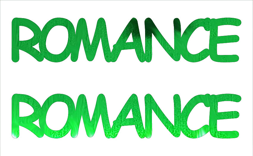 Custom-Buzz Word - ROMANCE Green