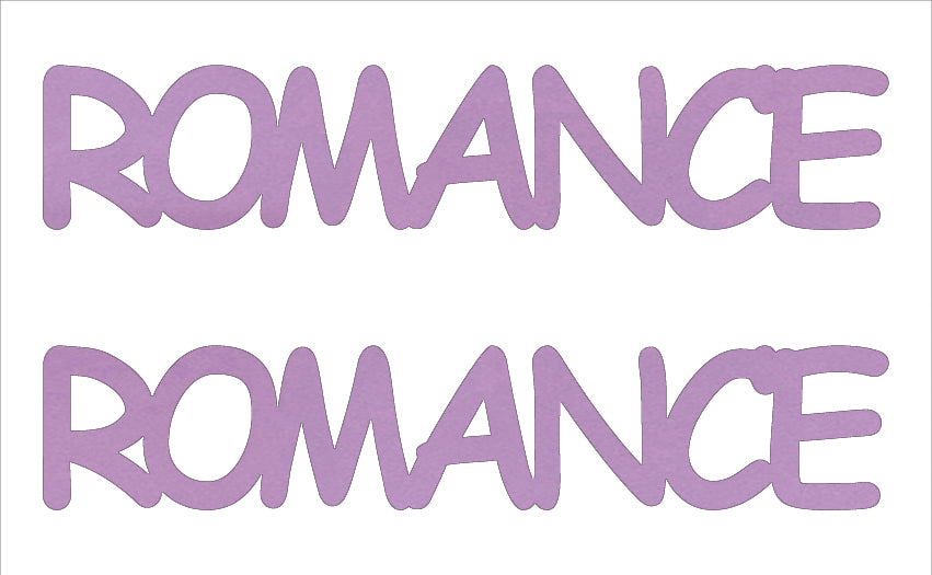 Custom-Buzz Word - ROMANCE Pink