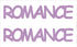 Custom-Buzz Word - ROMANCE Pink