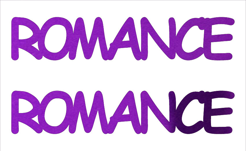 Custom-Buzz Word - ROMANCE Purple