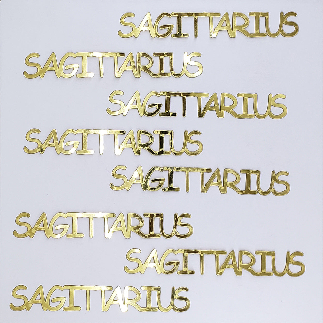 Custom-Buzz Word - SAGITTARIUS Gold