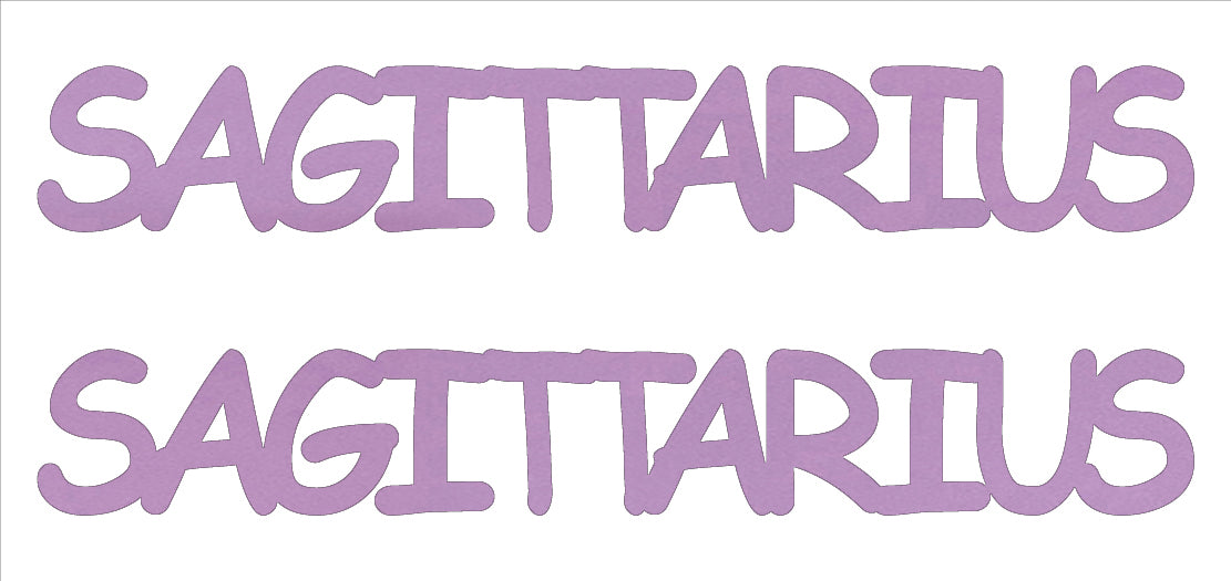 Custom-Buzz Word - SAGITTARIUS Pink