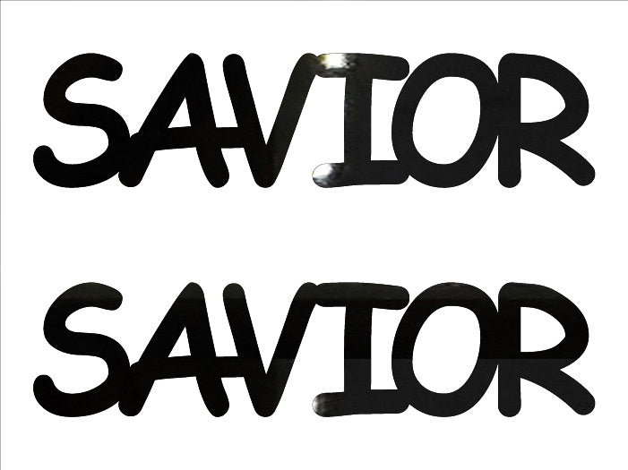 Custom-Buzz Word - SAVIOR Black