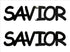 Custom-Buzz Word - SAVIOR Black