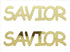 Custom-Buzz Word - SAVIOR Gold