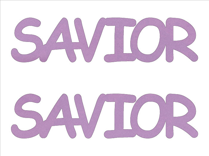 Custom-Buzz Word - SAVIOR Pink