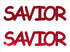 Custom-Buzz Word - SAVIOR Red