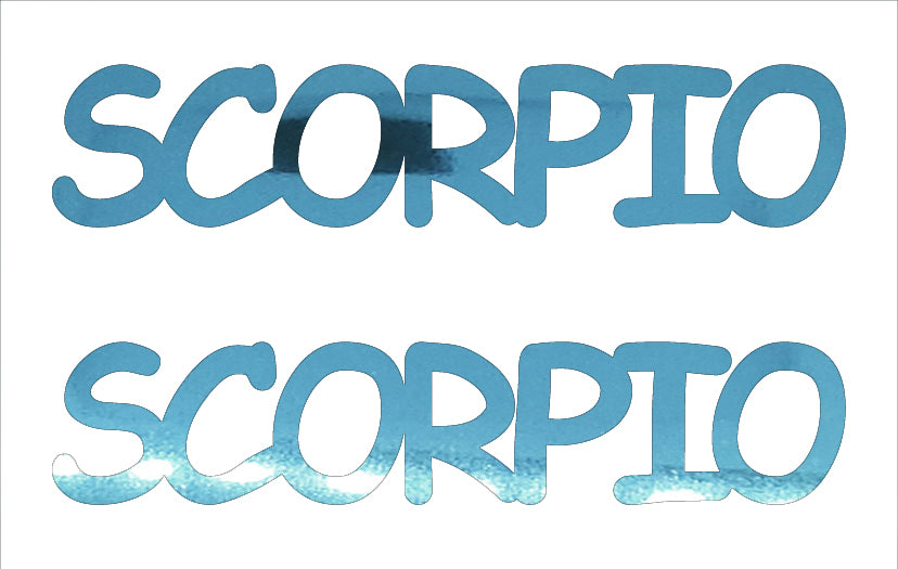 Custom-Buzz Word - SCORPIO Blue Sky