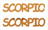 Custom-Buzz Word - SCORPIO Orange