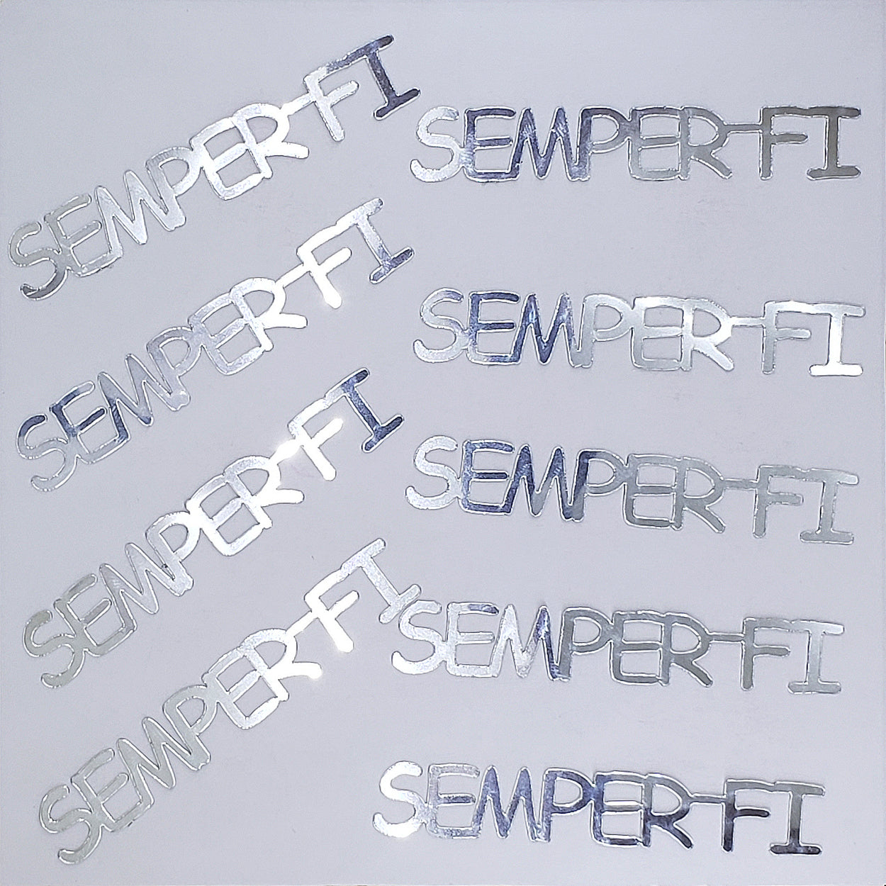 Custom-Buzz Word - SEMPER FI