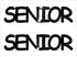 Custom-Buzz Word - SENIOR Black