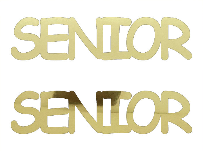 Custom-Buzz Word - SENIOR Gold