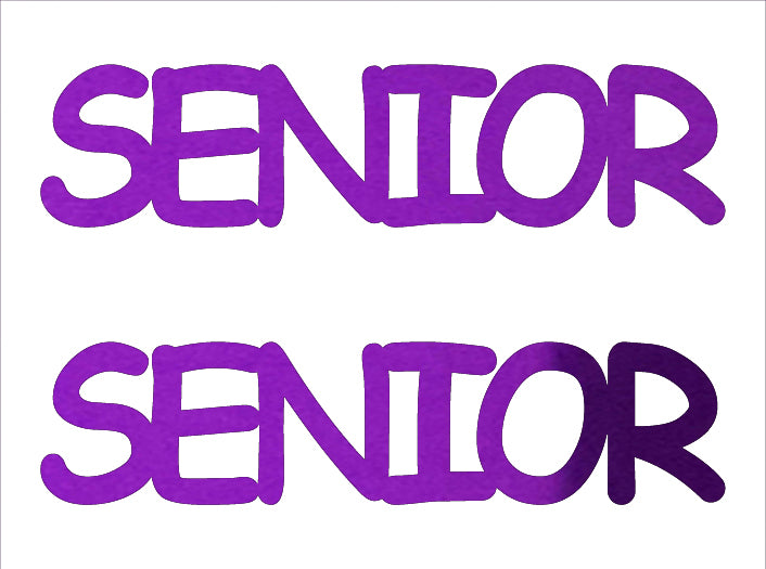 Custom-Buzz Word - SENIOR Purple