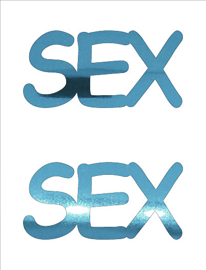 Custom-Buzz Word - SEX Blue Sky