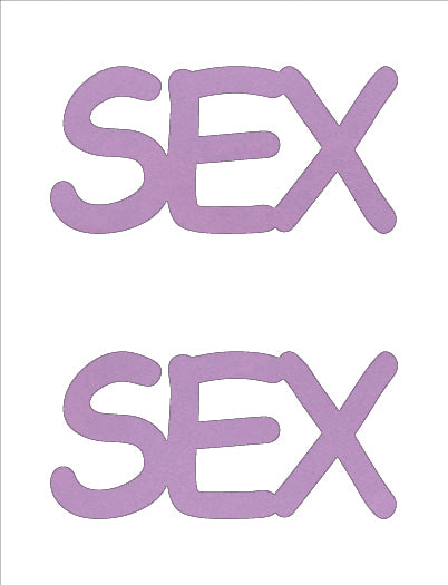 Custom-Buzz Word - SEX Pink