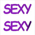 Custom-Buzz Word - SEXY Purple