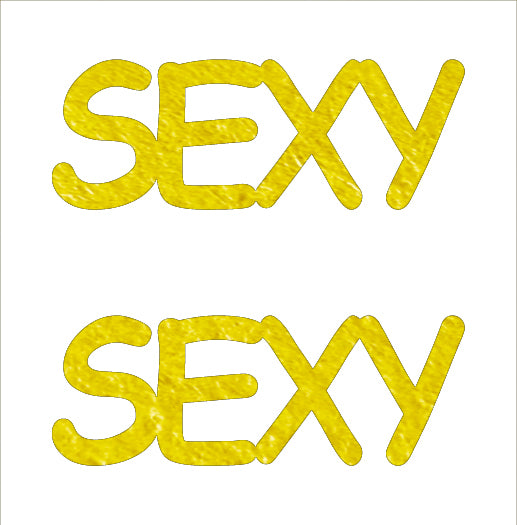 Custom-Buzz Word - SEXY Yellow Paper