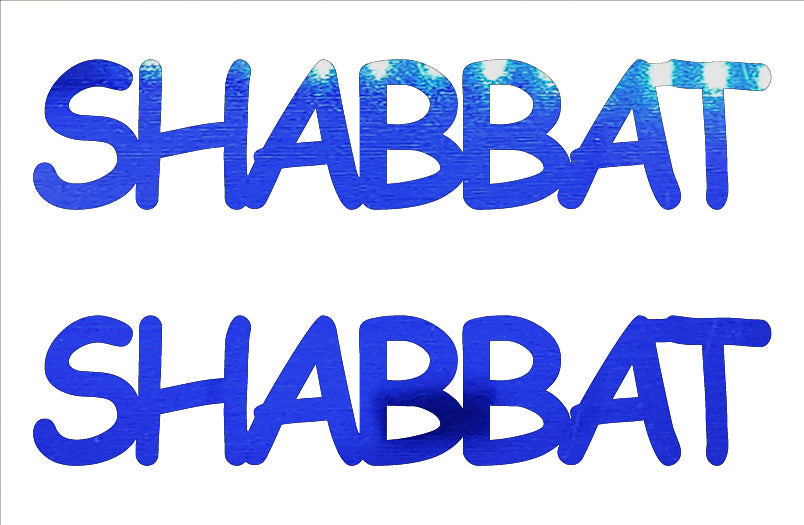 Custom-Buzz Word - SHABBAT Blue Royal