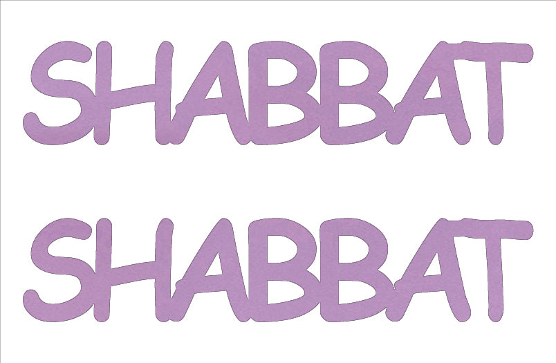 Custom-Buzz Word - SHABBAT Pink