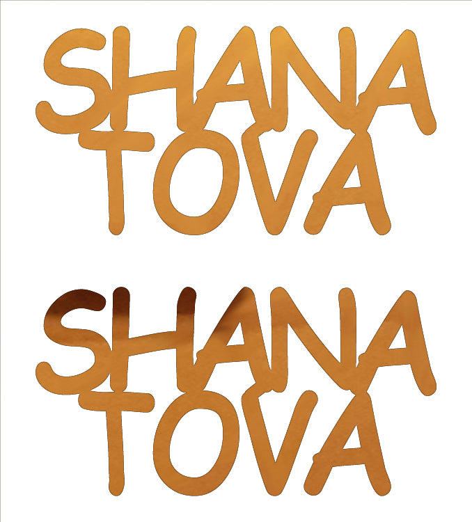 Custom-Buzz Word - SHANA TOVA Orange