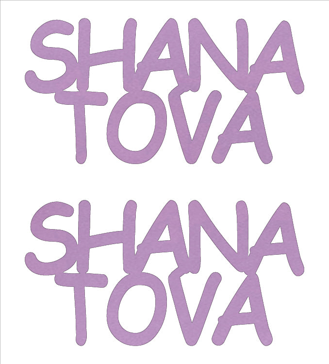 Custom-Buzz Word - SHANA TOVA Pink