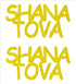 Custom-Buzz Word - SHANA TOVA Yellow Paper