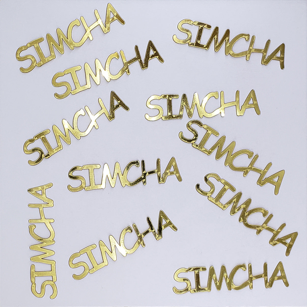 Custom-Buzz Word - SIMCHA Gold