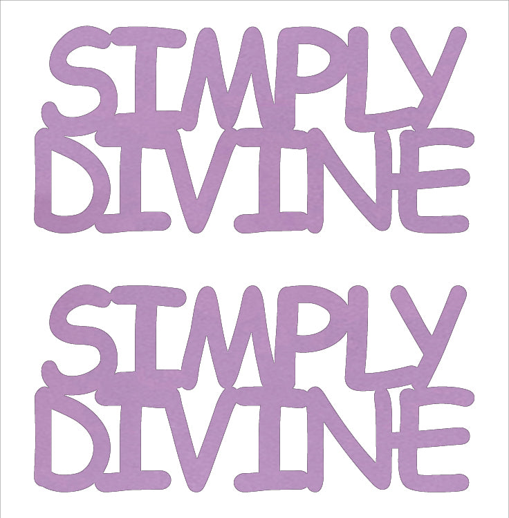 Custom-Buzz Word - SIMPLY DIVINE Pink