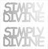 Custom-Buzz Word - SIMPLY DIVINE Silver