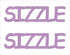 Custom-Buzz Word - SIZZLE Pink