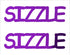 Custom-Buzz Word - SIZZLE Purple