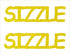 Custom-Buzz Word - SIZZLE Yellow Paper