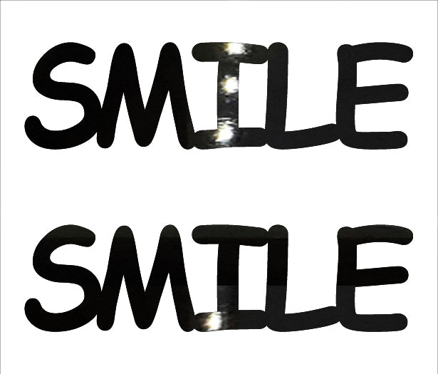 Custom-Buzz Word - SMILE Black