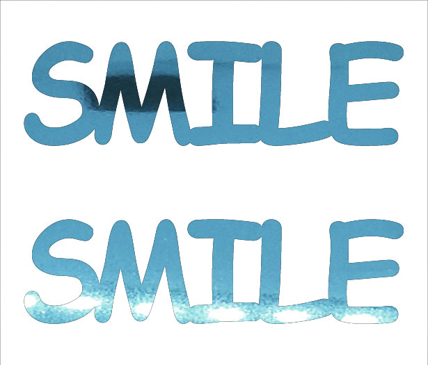 Custom-Buzz Word - SMILE Blue Sky