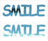 Custom-Buzz Word - SMILE Blue Sky