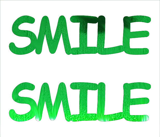 Custom-Buzz Word - SMILE Green