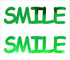 Custom-Buzz Word - SMILE Green