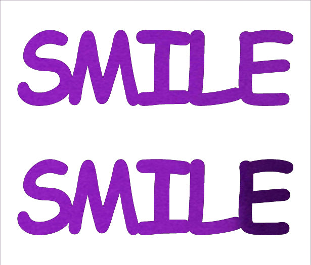 Custom-Buzz Word - SMILE Purple