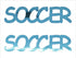 Custom-Buzz Word - SOCCER Blue Sky