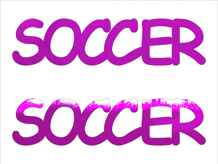 Custom-Buzz Word - SOCCER Fuchsia