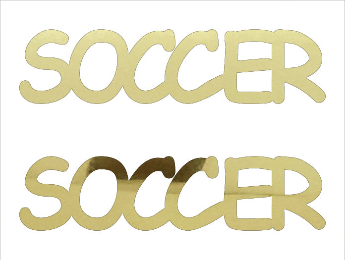 Custom-Buzz Word - SOCCER Gold