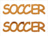 Custom-Buzz Word - SOCCER Orange