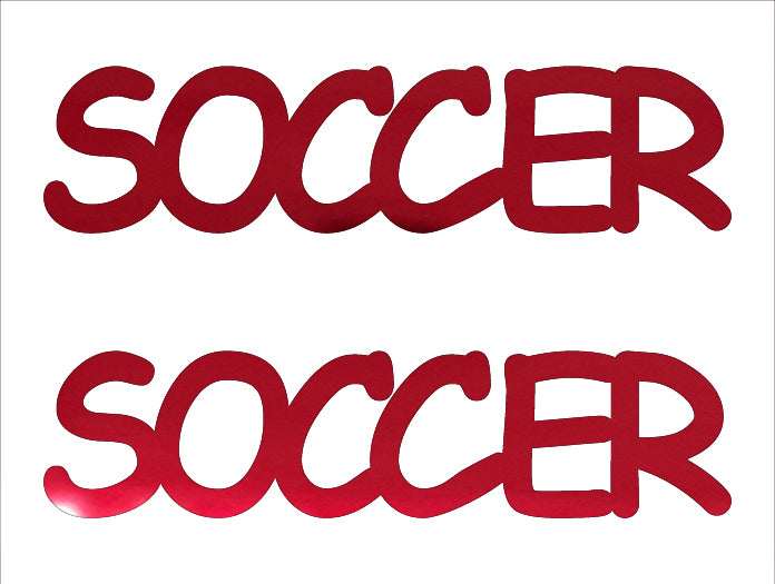 Custom-Buzz Word - SOCCER Red