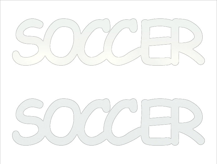 Custom-Buzz Word - SOCCER White