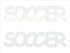 Custom-Buzz Word - SOCCER White